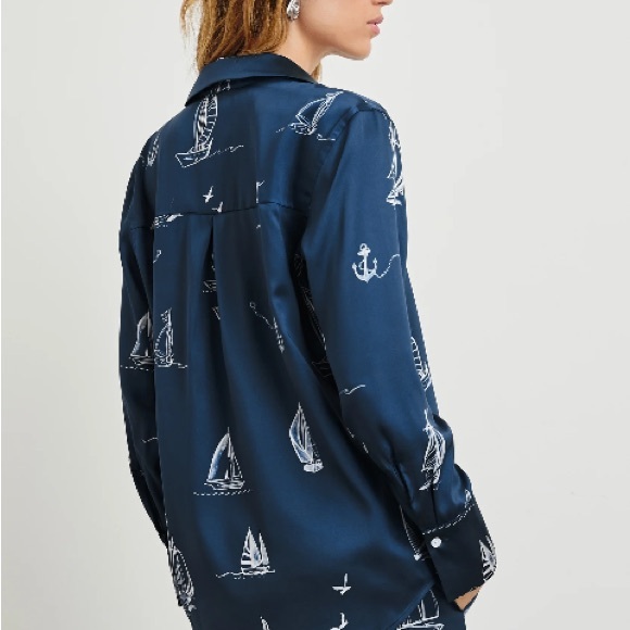 Rails Ledger shirt sailboats size S NWT - Picture 3 of 5